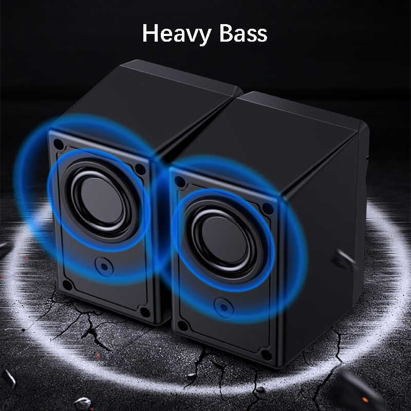 Bluetooth verdrahtet Mini Computer Lautsprecher Bass Hörner für Laptop Schreibtisch Telefon Leistungsstarke Lautsprecher USB AUX Audio- Multimedia Lautsprecher