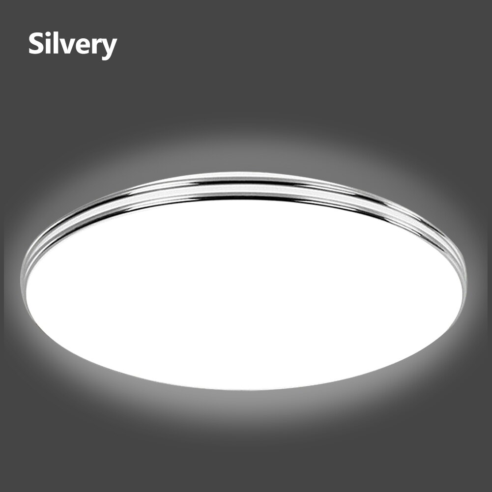 LED Ceiling Light 72W 36W 24W 18W 12W Down Light Surface Mount Panel Lamp AC 220V Modern Lamp For Home Decor Lighting: Silver light / 350MM 72W Bicolor