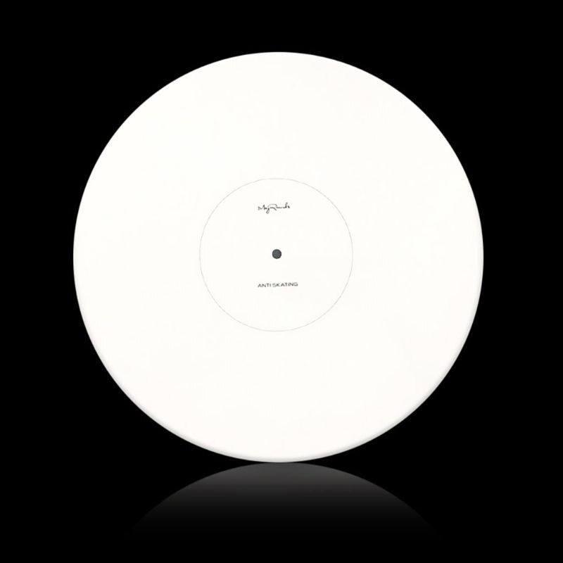 Calibrador de discos de vinilo LP antideslizante, regla de herramienta de ajuste de transportador de calibre de distancia para accesorios de tocadiscos
