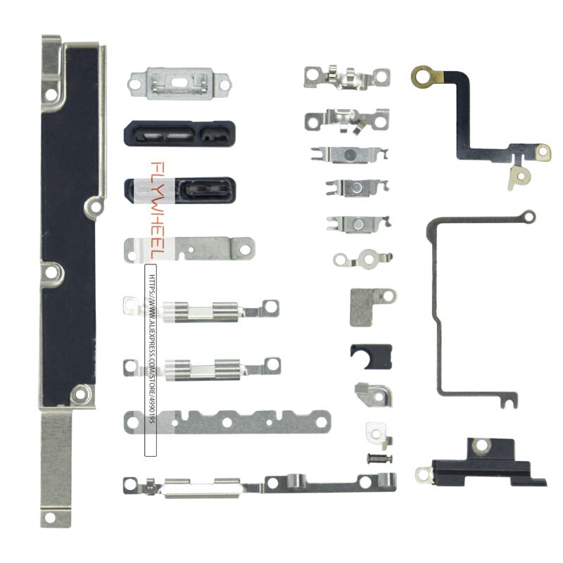 1set Innerlijke Accessoires Volledige Set Kleine Metalen Interne Beugel Onderdelen Shield Plaat Kit Voor iPhone X