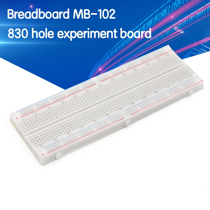 1pcs Breadboard 830 Point PCB Board MB-102 MB102 Test Develop DIY kit nodemcu raspberri pi 2 lcd High Frequency