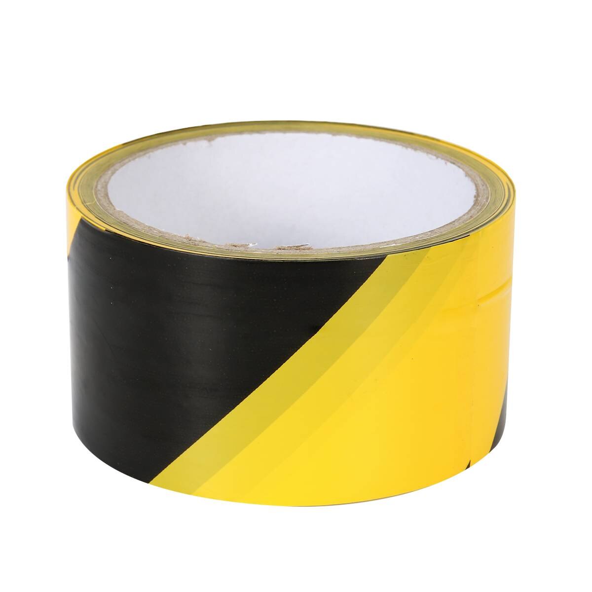 50m x 5cm taśma ostrzegawcza rolka żółta uwaga ostrzeżenie taśma samoprzylepna naklejka na barierę bezpieczeństwa dla wykonawców barykady konserwacja