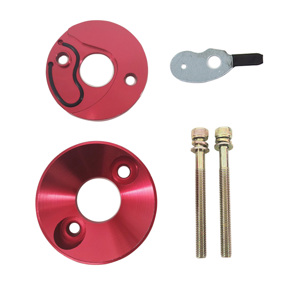 Adaptador de filtro de aire de carburador CNC para Scooter de hoja Goped De Pie Grande, Minimoto de bolsillo, Mini Dirt ATV, 23cc, 33cc, 43cc, 47cc, 49cc