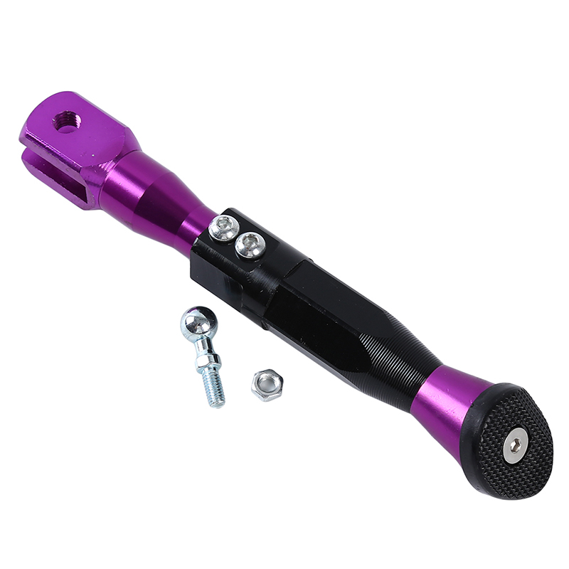 Pata de cabra ajustable Universal para motocicleta, soporte lateral de aleación de aluminio, accesorios para motocicleta, 1 unidad
