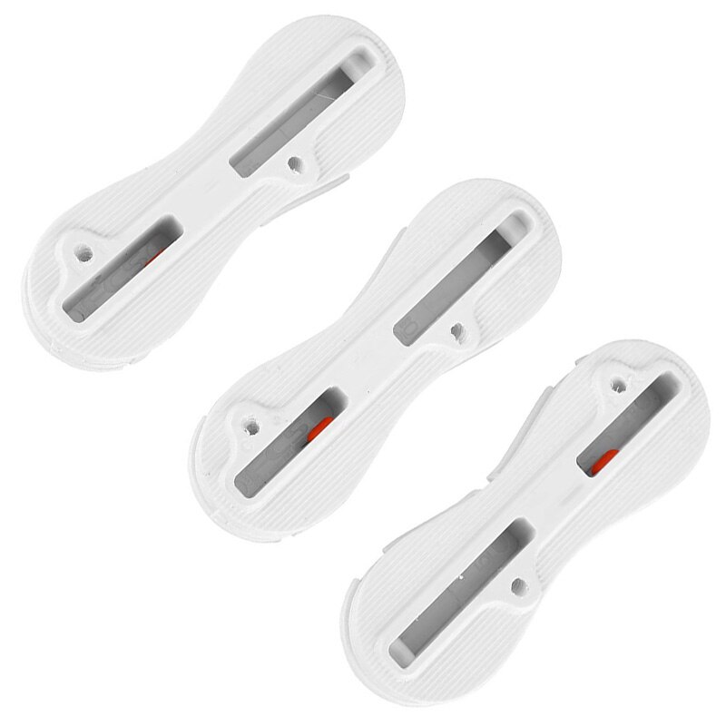 Fusion Plug Bianco FCS II SCATOLA PINNA FCS 2 PINNA SPINA 3Pcs un Set