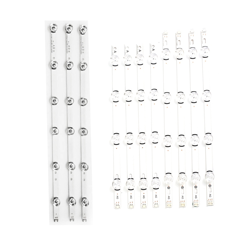 2 Set Led Backlight Strip: 1 Set Led Backlight Strip 6 Lamp for Lg 32 Inch Tv Innotek &amp; 1 Set Led Backlight Strip 8 Lamp: Default Title