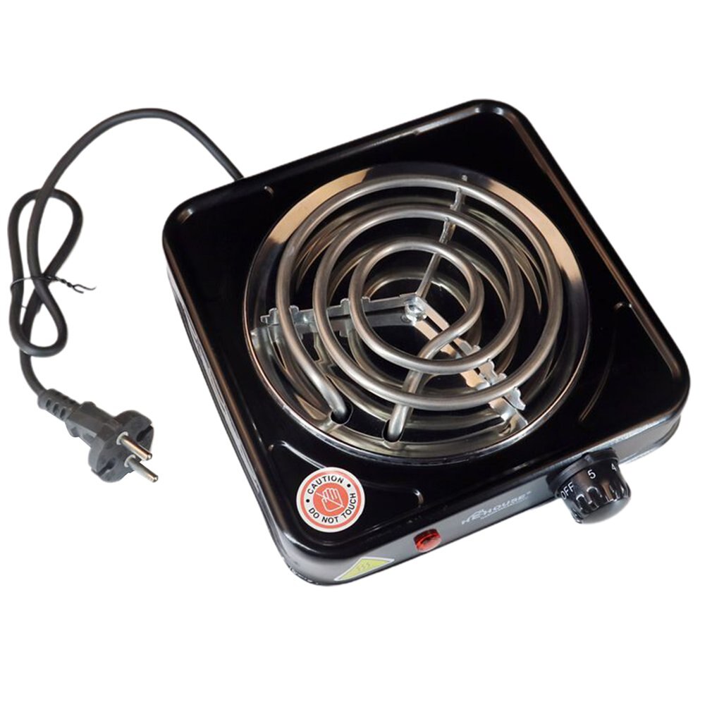 Waterpijp Houtskool Brander 500W Elektrische Kookplaat Kookplaat Ijzer Brander Reizen Draagbare Koken Apparaten Koffie Heater Chicha Eu Plug: Default Title
