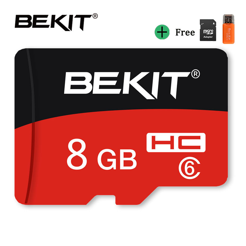 Bekit High speed Micro SD Card 4GB 8GB 16GB 32GB Class 10 Memory Card MicroSD 64GB 128GB 256GB UHS-3 mini TF card Flash Card: RB8GB