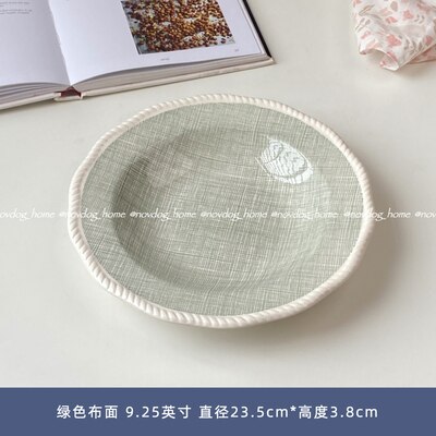 Dessert Serving Plate Decorative Cake Colorful Ceramic Sushi Nordic Plates Cute Snack Borden Servies Kitchen Supplies DE50CP: style 7