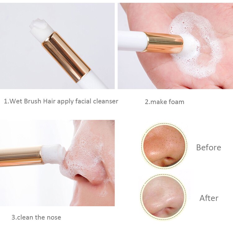 Yelix profesjonalne rzęsy szczotka robić czyszczenia nos zaskórnika szczotka robić czyszczenia mycia mycia robić przedłużania rzęs narzędzia robić makijażu