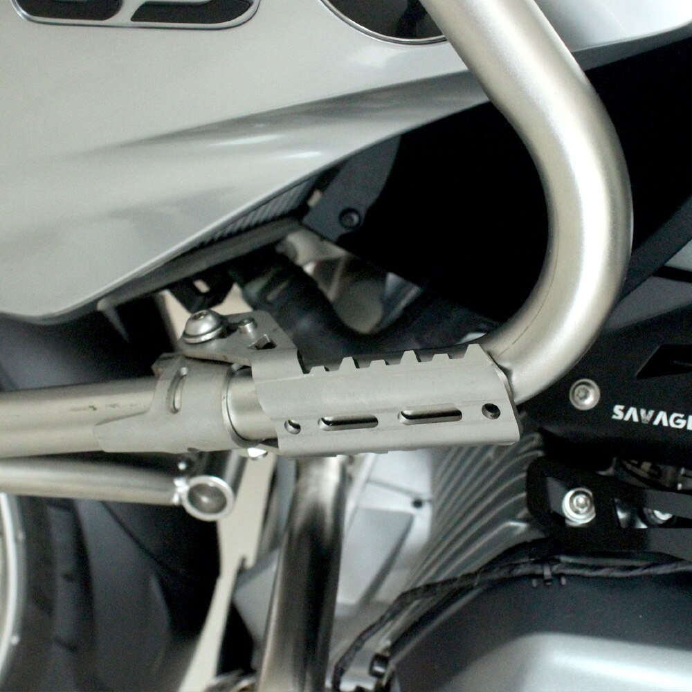 For BMW R1200GS LC Motorcycle Highway Pegs Pegs For Pipes Triumph Tiger Explorer Clamps to 22mm 25mm diameter tube