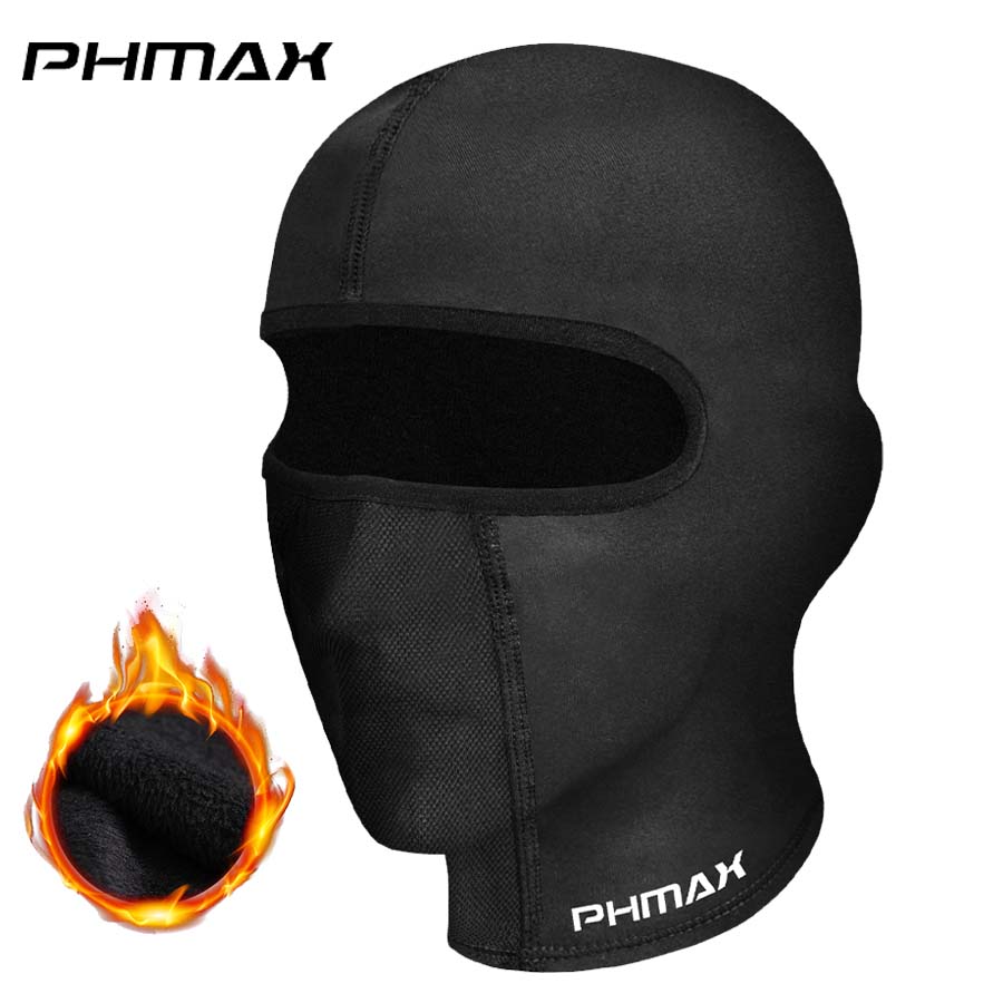 PHMAX Motorrad-Reitmaske, Windschutz und Wärme, atmungsaktiv, Vollgesichtsmaske, Sturmhaube, Mütze, Schal, Kapuze, Moto, Radfahrer, Windkappe