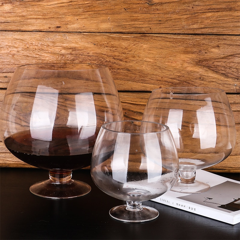 2000ml/3000ml/4000ml Big Huge Brandy Red Wine Glass Goblet Cup For Wedding Party Ktv Bar Beer Mug Drinkware