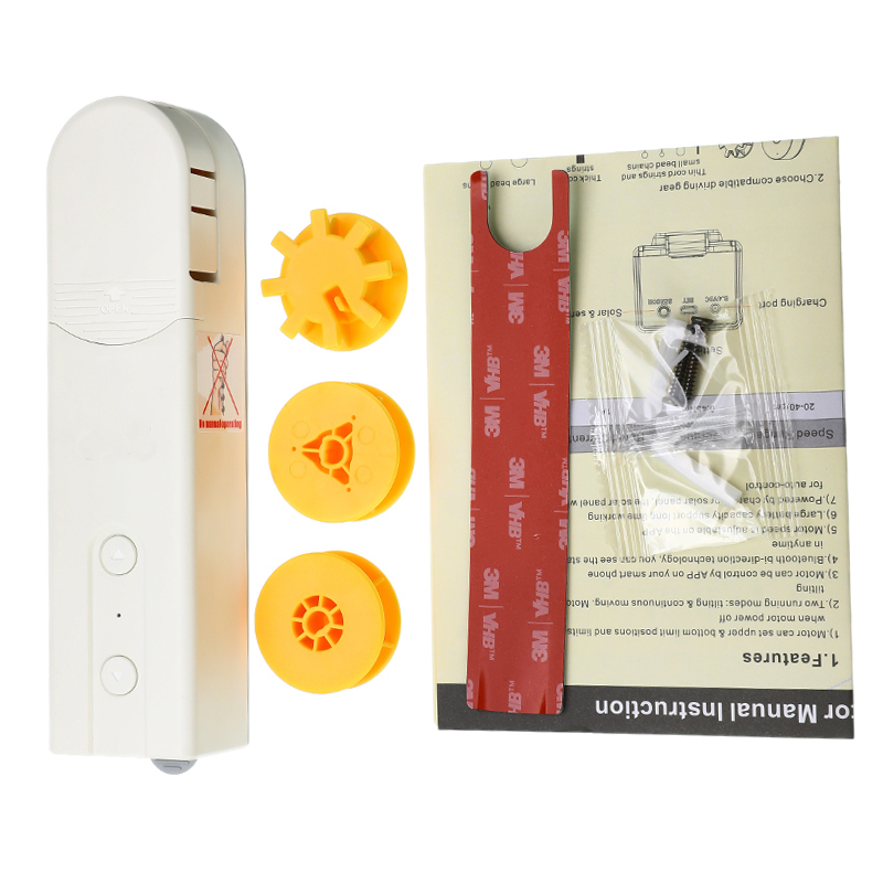 DIY Automatische Smart Motorisierte Kette Rollos Schatten Shutter Stick Motor Angetrieben Durch Solar Panel Ladegerät Bluetooth APP Control