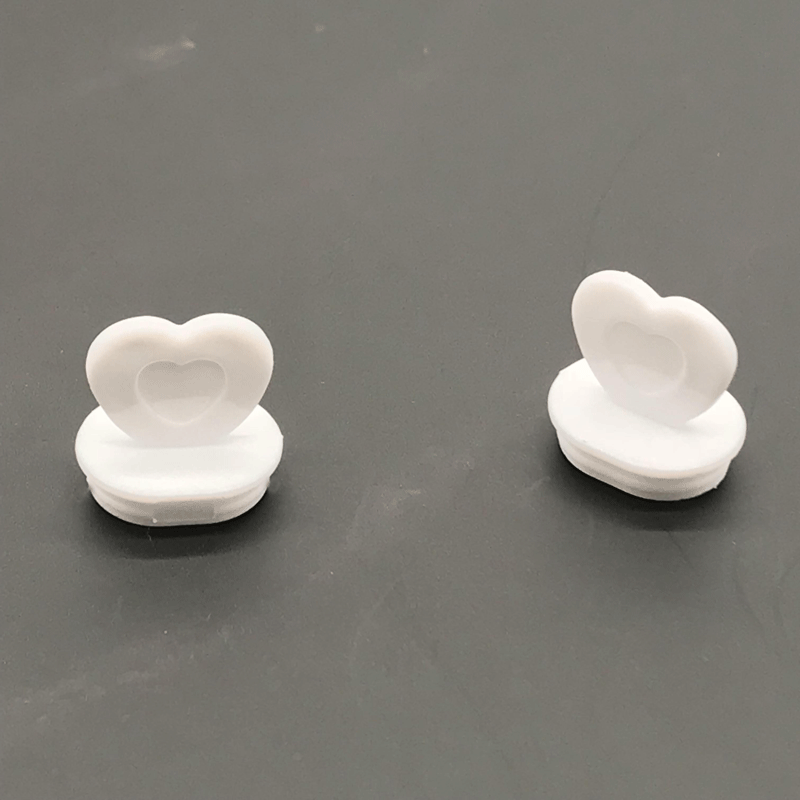 500pcs disposable injection milk tea cup lid stopper handmade DIY accessories heart shape stopper: stopper8 / 1000pcs