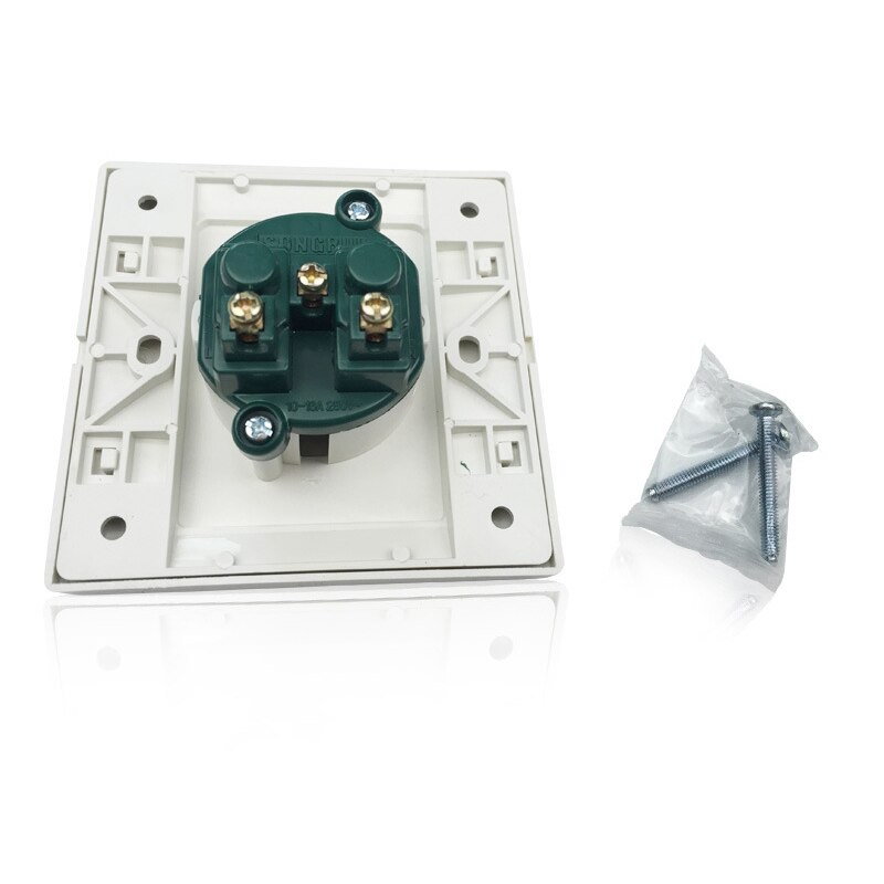 EU Standard Electrical Wall Charger Adapter Charging Wall Germany Plug Socket Power Outlets,16A,PC Panel,Bedroom socket