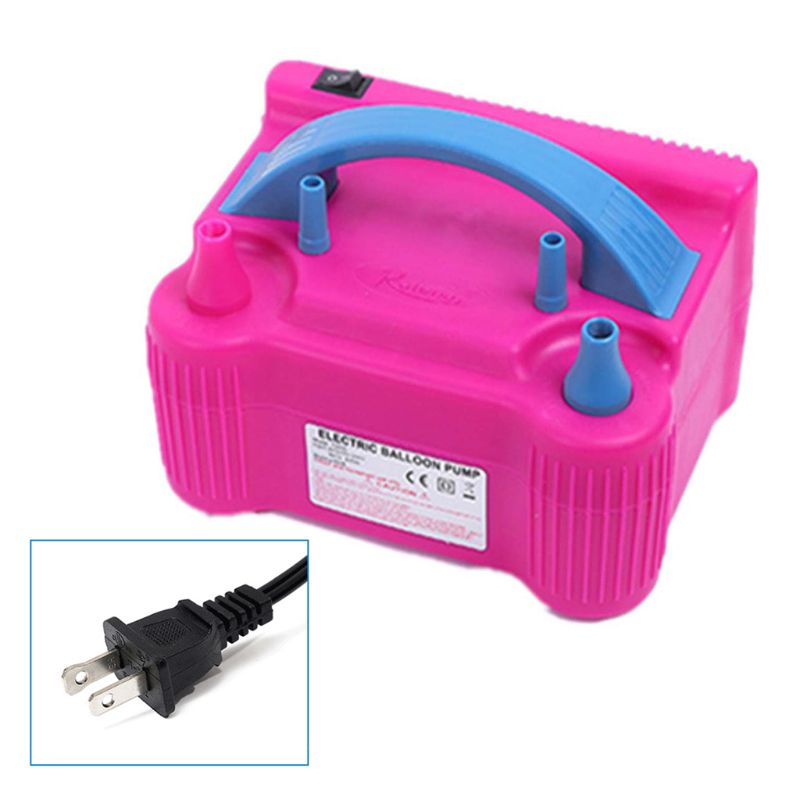 Electric Balloon Pump Dual Nozzle Electric Balloon Inflation Blower for Party