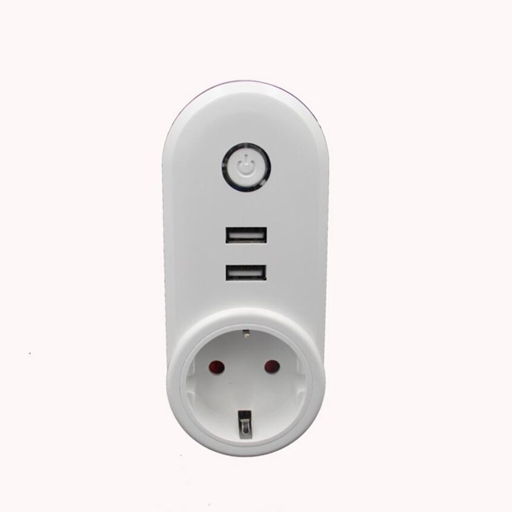 Wifi Smart Socket Timing European Standard Smart Socket Timing Socket Mini Charger AC DC Power Supply