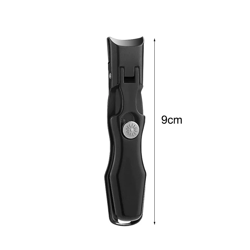 Large Opening Toe Clipper Stainless Steel Splash-Proof Nail Clipper Portable Dead Skin Removal Pedicure Clipper Cuticle Trimmer: WHITE