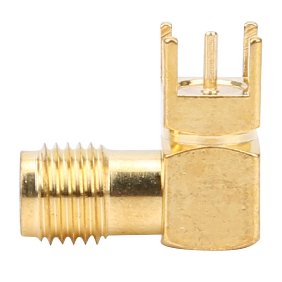 SMA Connector Excellent Performance Mount RF Connector for RF Cables Digital Communication Systems Microstrip Lines Microwave