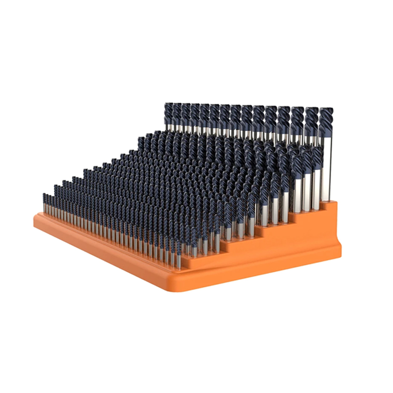 Boîte à outils de fraise, boîte de rangement de 288 trous, boîte de rangement de foret 4mm 16mm CNC, organisateur d'outils, support d'accessoires multifonctionnel: 35mm