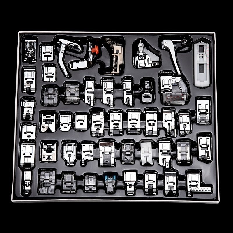 32 pièces fournitures de Machine à coudre pieds-de-biche pour Machines à coudre ensemble de Kit de pieds