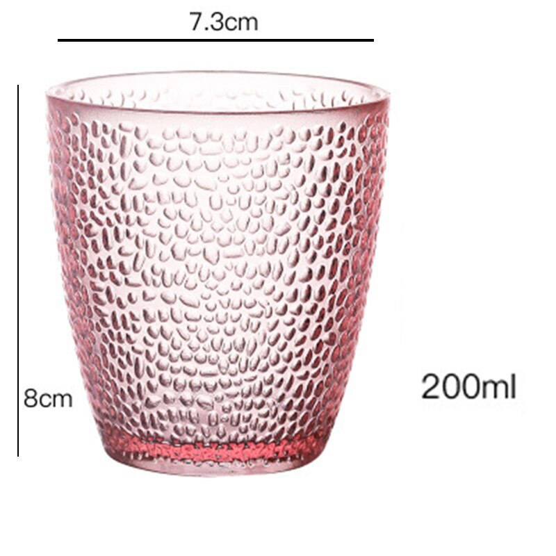 Pvc-viinikuppi olutbrandymehu korkea booripitoinen martini cocktaillasi täydellinen baarijuhliin universaali kuppi mehu maitokuppi: Vaaleanpunainen 200