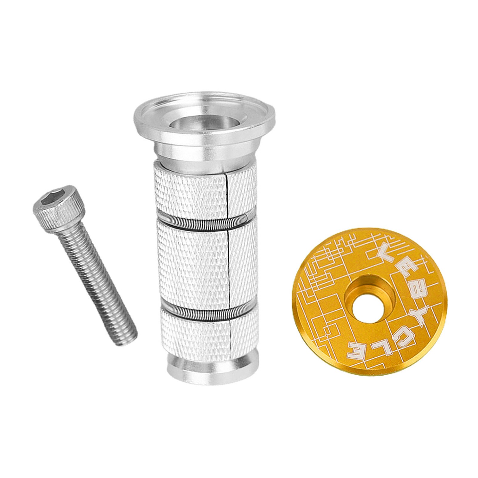 Deluxe Bike Headset Expander Top Cap Ster Moer Plug Bolt Extra Lange Fiets Stuurpen Uitbreiden Moer Bout Voor 25.4/28.6Mm Vorken