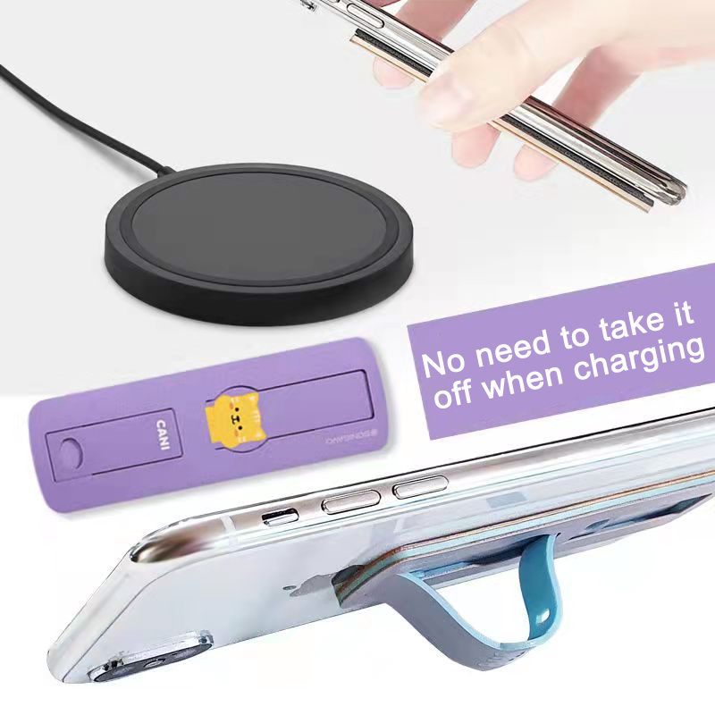 Folding Phone Holder Phone Back Bracket Sticky Ring Steady Finger Kickstand Cell Phone Grip Holder Wristband Stand Hand Strap