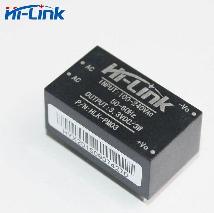 10 stks/partij HLK-PM03 AC-DC 220 V naar 3.3 V Step Down Buck Voeding Module Intelligente Huishoudelijke Schakelaar converter