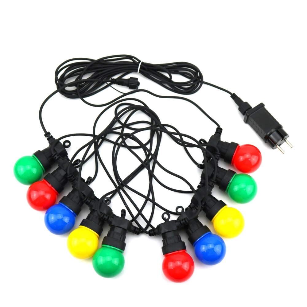 10/20 LED G50 Waterproof Outdoor String Lights Incandescent Edison Bulbs Create Bistro Ambience On Your Patio - Commercial Grad