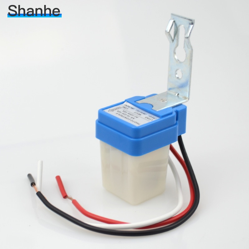 Automatic Auto On Off Photocell street Light Switch AC220V 50-60Hz 10A Photo Control Photoswitch Sensor Switch DC12V AS-10