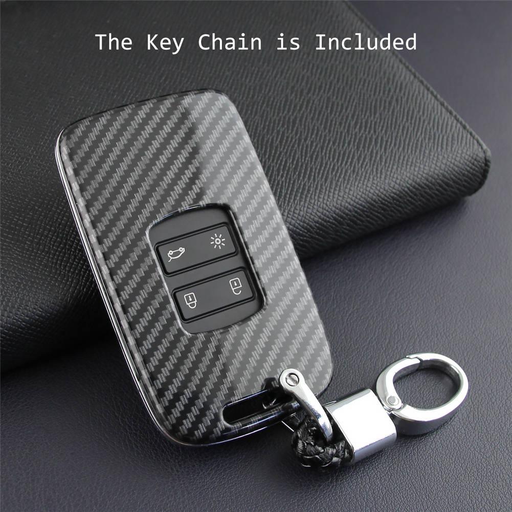 ABS Hard Shell Car Key Case Fobs Bag Holder Key Fob Protector Cover Parts Fit For Renault Koleos For Kadjar Megane