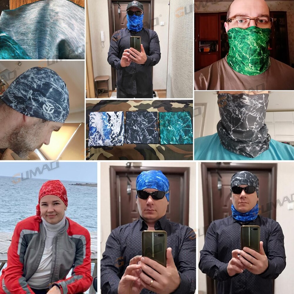 Unisex sommer ansigtsmaske betræk vindtæt magisk bandana cykling tube tørklæde vandre cykel fiskeri ski pandebånd hals gamacher kvinder mænd