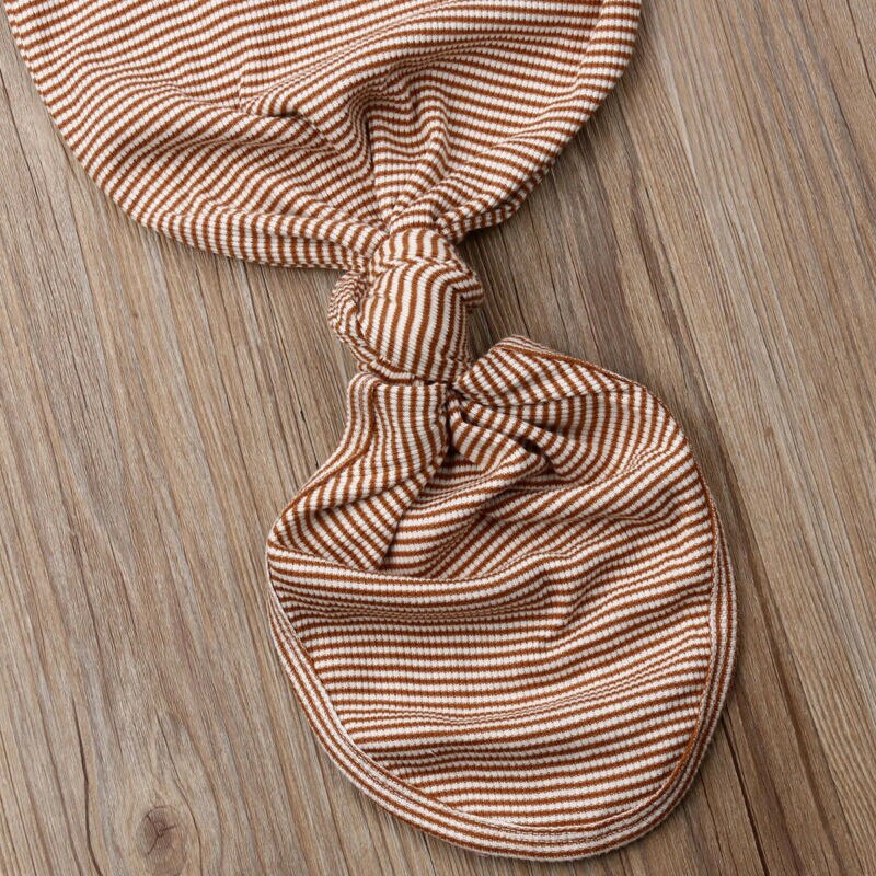 Newborn Toddler baby pajamas boy girl striped one-piece pajamas baby sleep suit