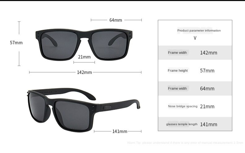 Classic 9102 Sports Polarized Sunglasses men women Outdoor Square Sun Glasses Fishing UV400