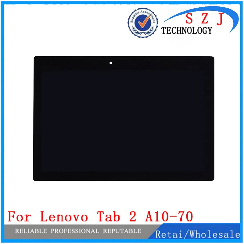 10.1 "Voor Lenovo Tab 2 A10-70 A10-70F A10-70L Volledige Lcd-scherm Met Touch Screen Sensor Digitizer Vergadering Compleet