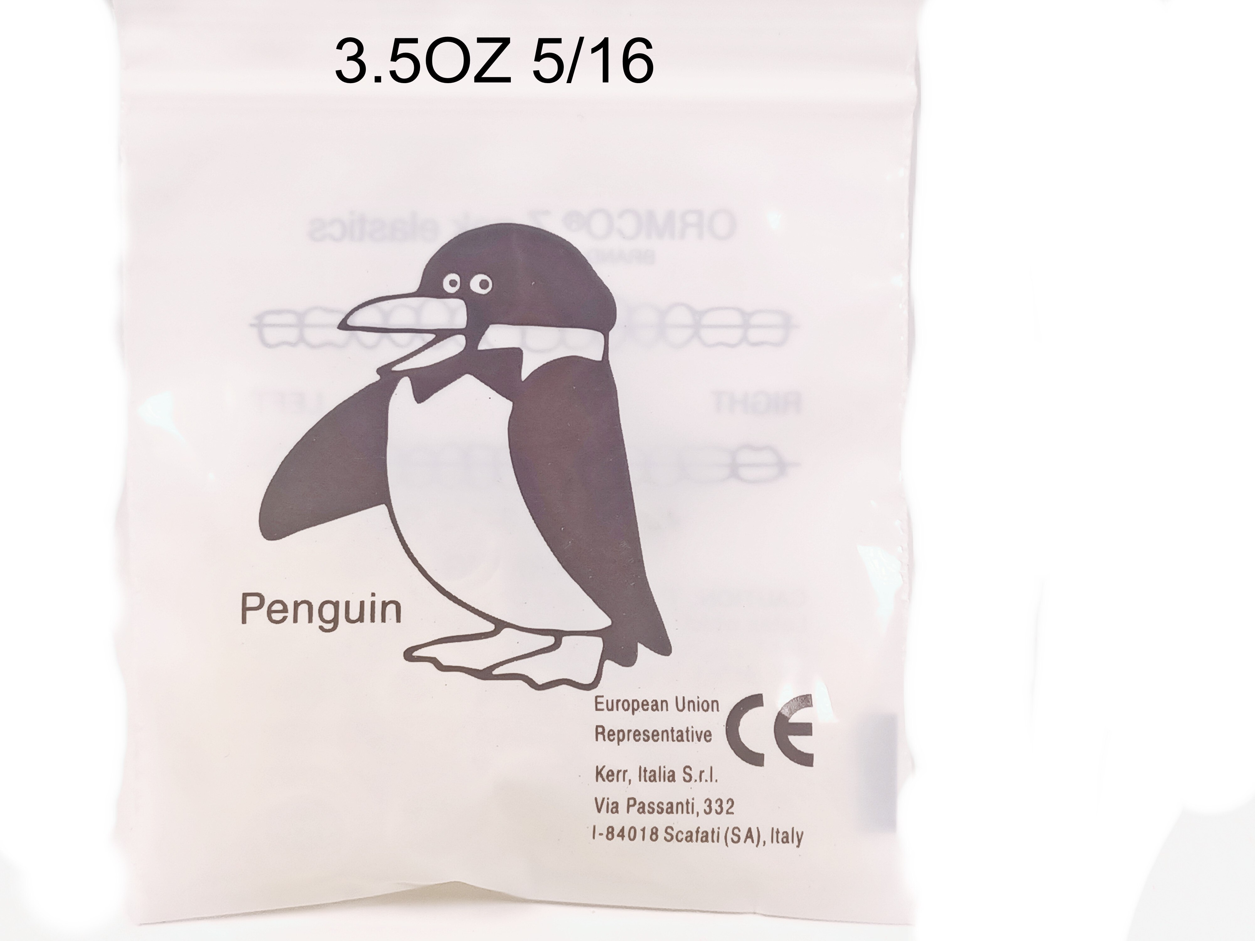 ORMCO Zoo Dental Gummi Bands Kieferorthopädische Gummi Ketten Krawatten 3,5 UNZEN 1/8 3/16 1/4 5/16 3/8: Penguin X1000