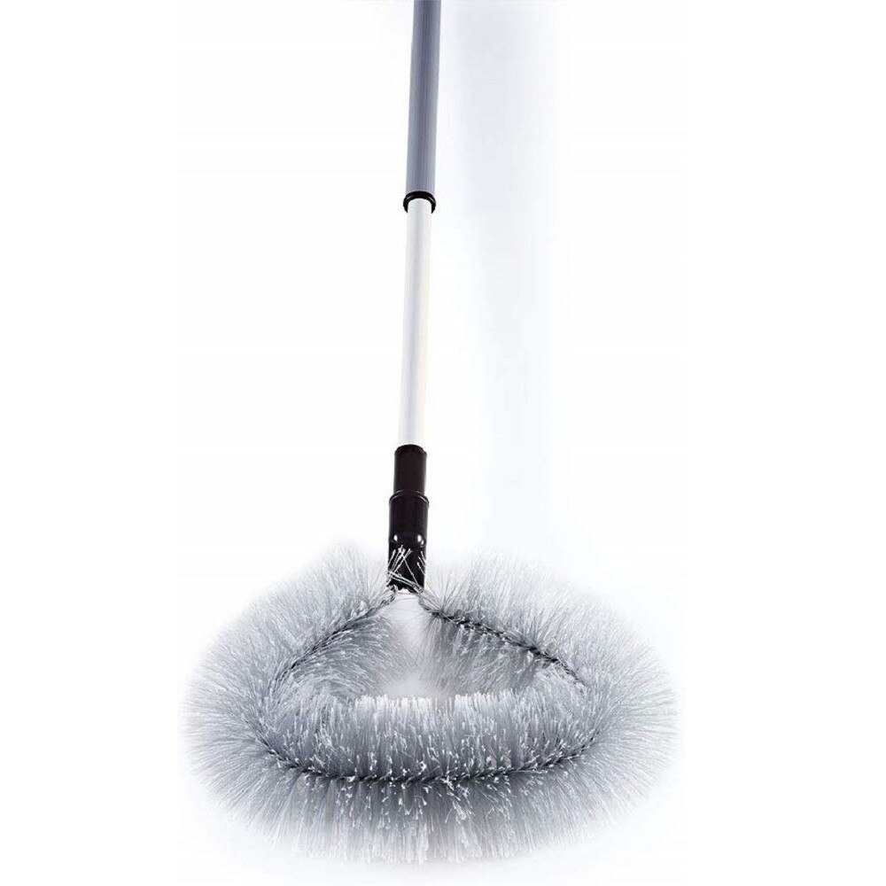 RAGNATOIO OVALE MANICO TELESCOPICO SCOPA PIUMINO TOGLI LEVA RAGNATELE SPOLVERA SPAZZOLA