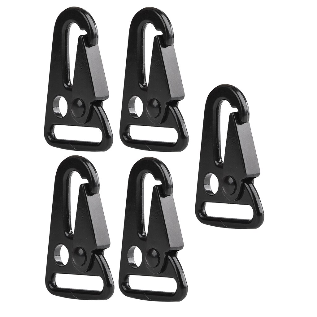 5 Stuks Metalen Karabijnhaak Clips Haken Voor Paracord Sling Outdoors Bag Rugzak