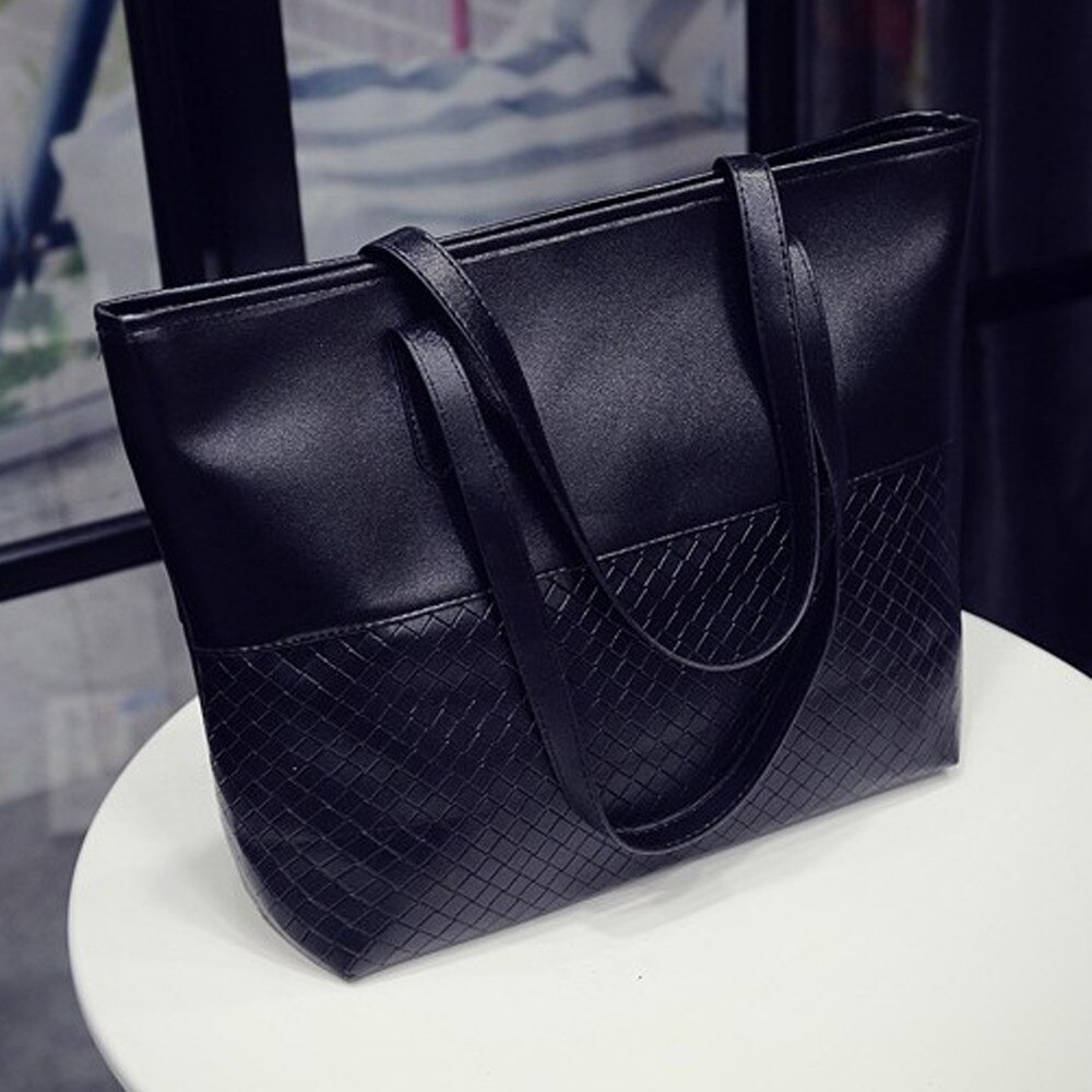 & 35 Tassen Voor Vrouwen Handtas Schouder Tote Satchel Grote Messenger Bag Purse Bk Dames Hand Tassen Handtassen: Black