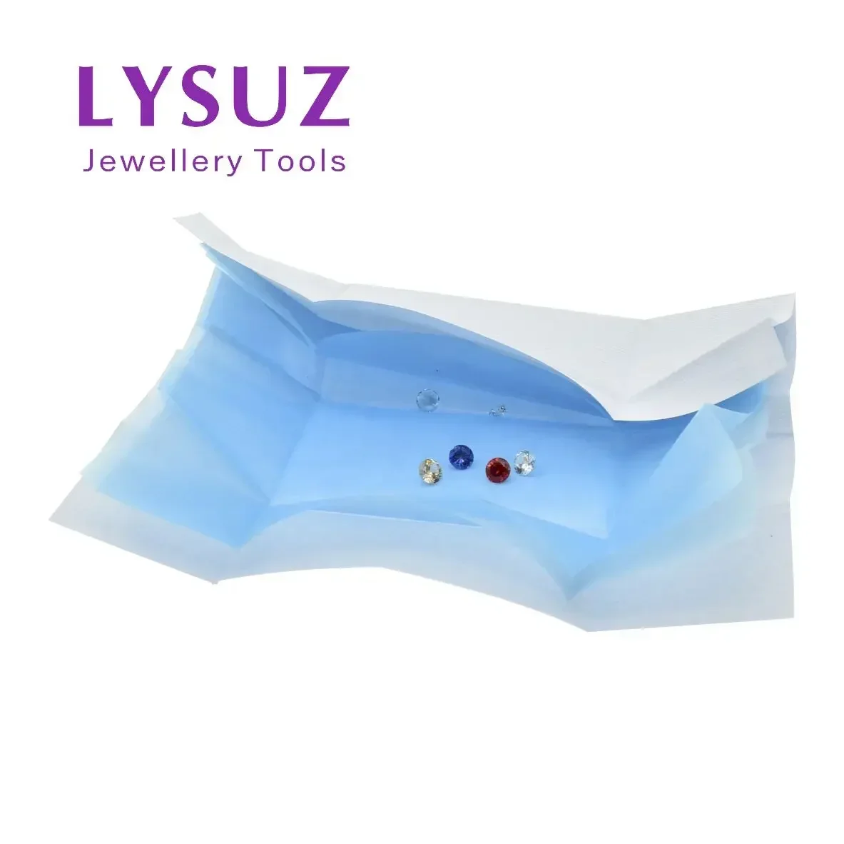 Diamond Parcel Paper Gemstone White And Blue Jewelry Packing Gem Stone Storing Pack Gemologist