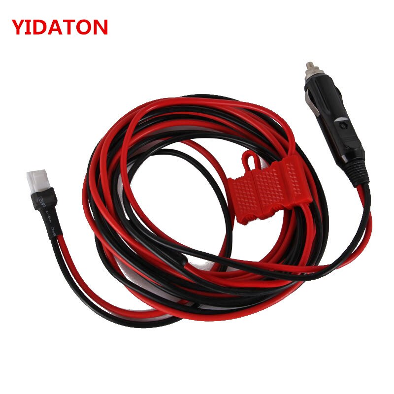 YIDATON Sigarettenaansteker 12 V DC Power Cable Koord voor Auto Radio Walkie Talkie Hytera HYT MD780 MD650 Mobiele Radio Met Zekering