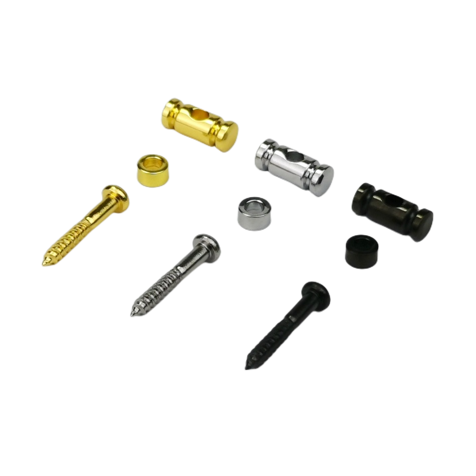 1 Set Roller String Boom Voor Gitaar Elektrische Akoestische Doos Accessoires Chroom/Zwart/Goud