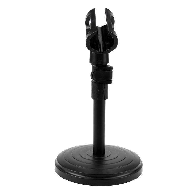 Foldbart skrivebordsbord mikrofon klipstativ bord mikrofon stativ justerbar holder stærk stabil mikrofon trepiede holdere med clips