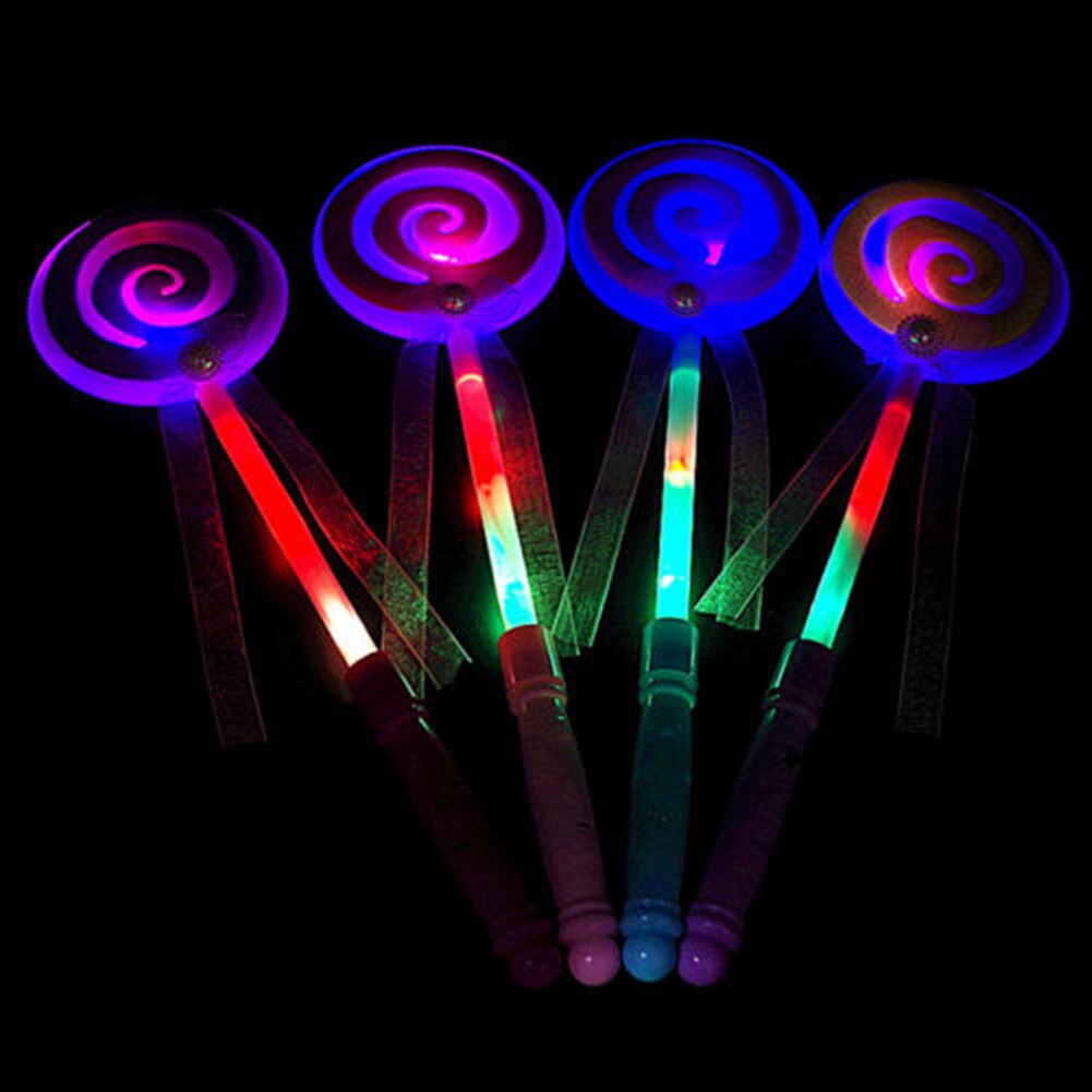 Led lollystokje les licht op knipperende fee magische prinses lollystokje meisje kerstmis voor gloeiende feestbenodigdheden speelgoed