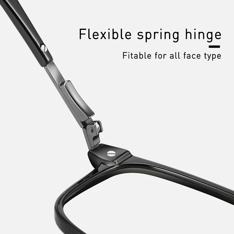 Caponi photochromic briller herre anti blue ray datamaskin briller for menn full frame uv lys blokkerende business mannlige briller  bf6105
