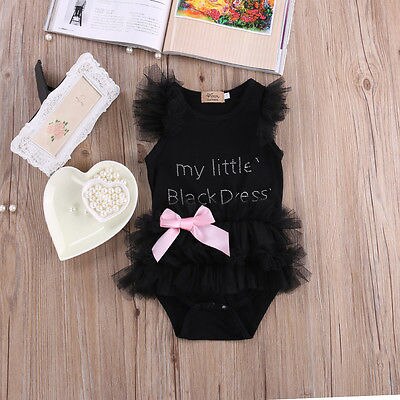 VS VOORRAAD Baby Bodysuit Baby Meisjes Kleding Kanten Ruches Mouw Bodysuit Jumpsuit Outfits One-stukken