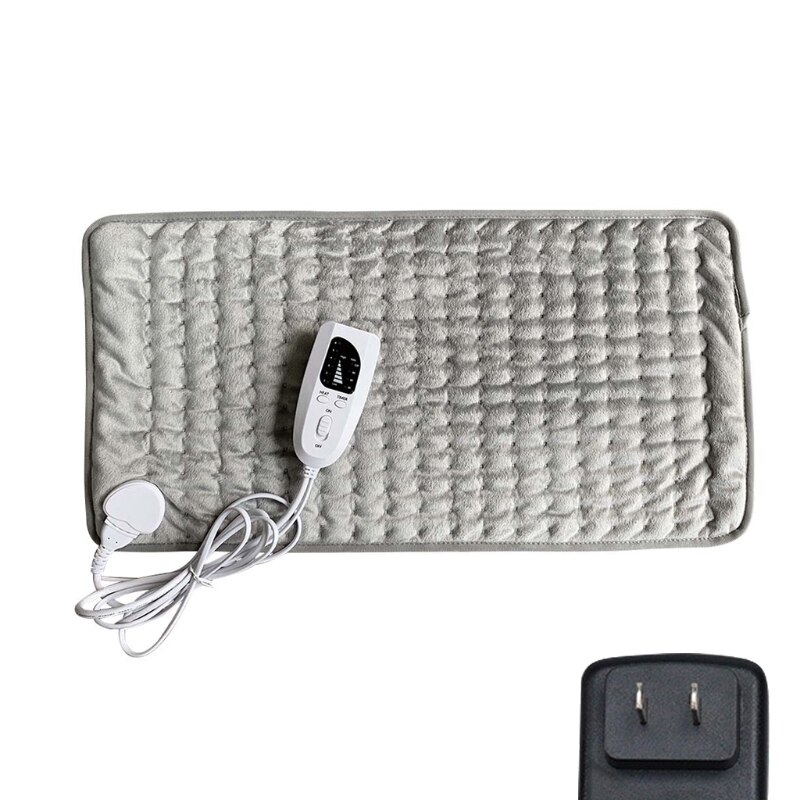 Jet électrique de couverture chauffante, couverture électrique de flanelle de 30 "x 16" avec 6 niveaux de chauffage et 4 réglages de minuterie arrêt automatique,: Orange