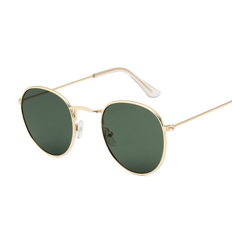 Gafas De Sol redondas clásicas para hombre, gafas De Sol De conducción con montura pequeña Vintage, gafas De Sol De De Retro para hombre, gafas De Sol negras